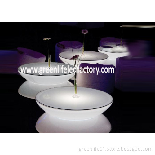 16color Changing, Recharge, Modern LED Bar Table, LED Cafe Table, Plastic LED Bar Tables